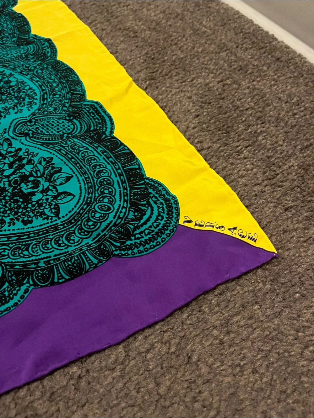 Vintage Versace Silk Scarf